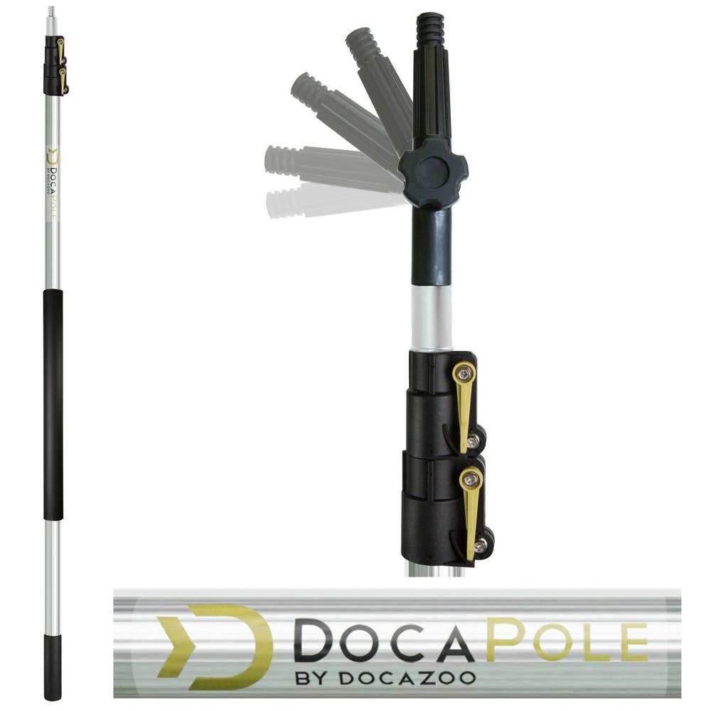 foot docapole gutter docazoo telescoping changer duster