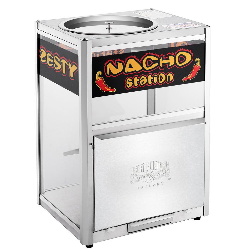 Great Northern 8 Oz Popcorn And Nacho Machine Commercial Grade Nacho Warmer Station 846176wfv The Home Depot