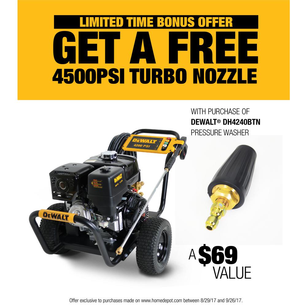 DEWALT 4200 PSI at 4.0 GPM Belt Drive Gas Pressure Washer Powered by