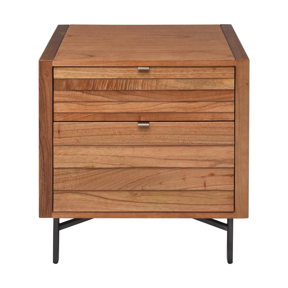 Hopper Studio Portland 2 Drawer Blonde Nightstand 25 In X 24 In X 19 In 7186ln004bcy53 The Home Depot