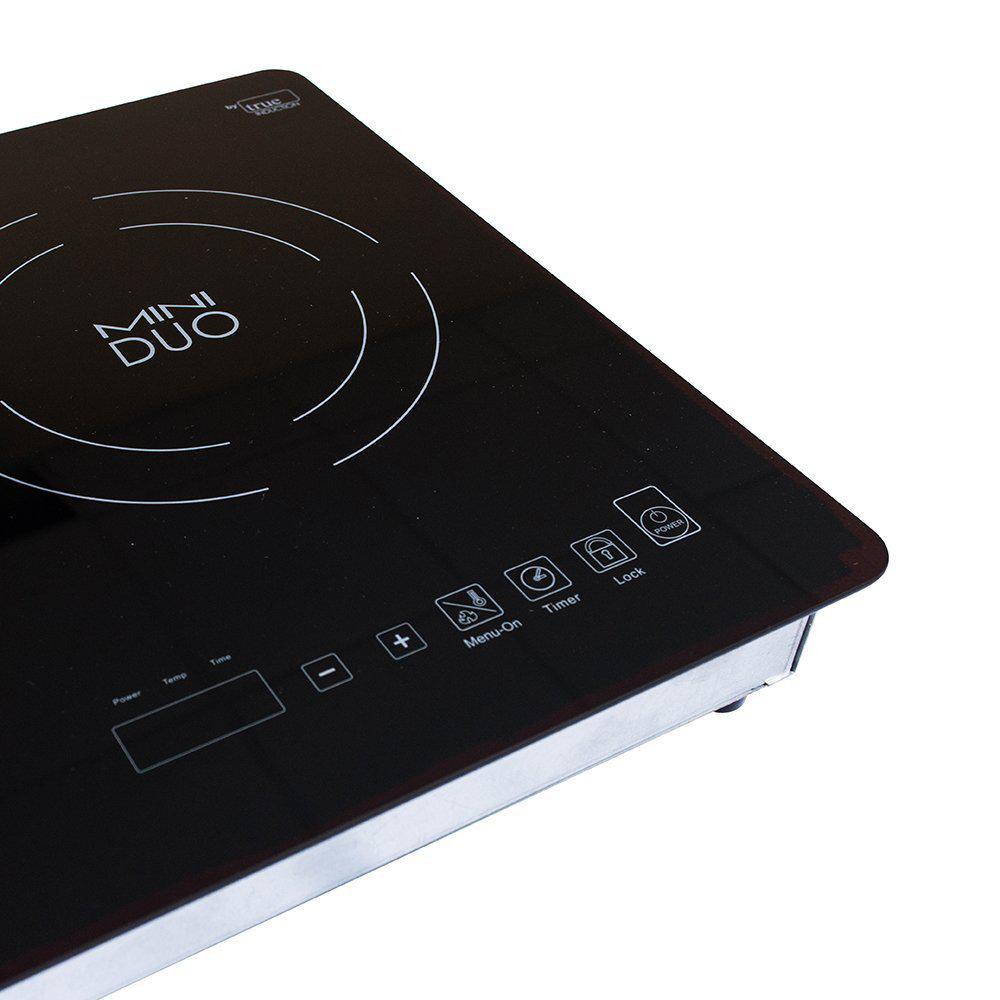 True Induction Mini Duo 5 In Glass Induction Cooktop In Black With 2 Induction Elements Md 2b The Home Depot