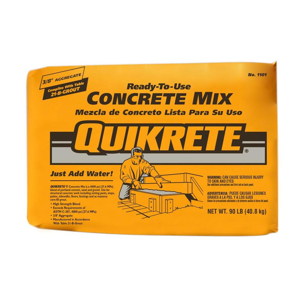 Quikrete 90 Lb. Concrete Mix-110190 - The Home Depot