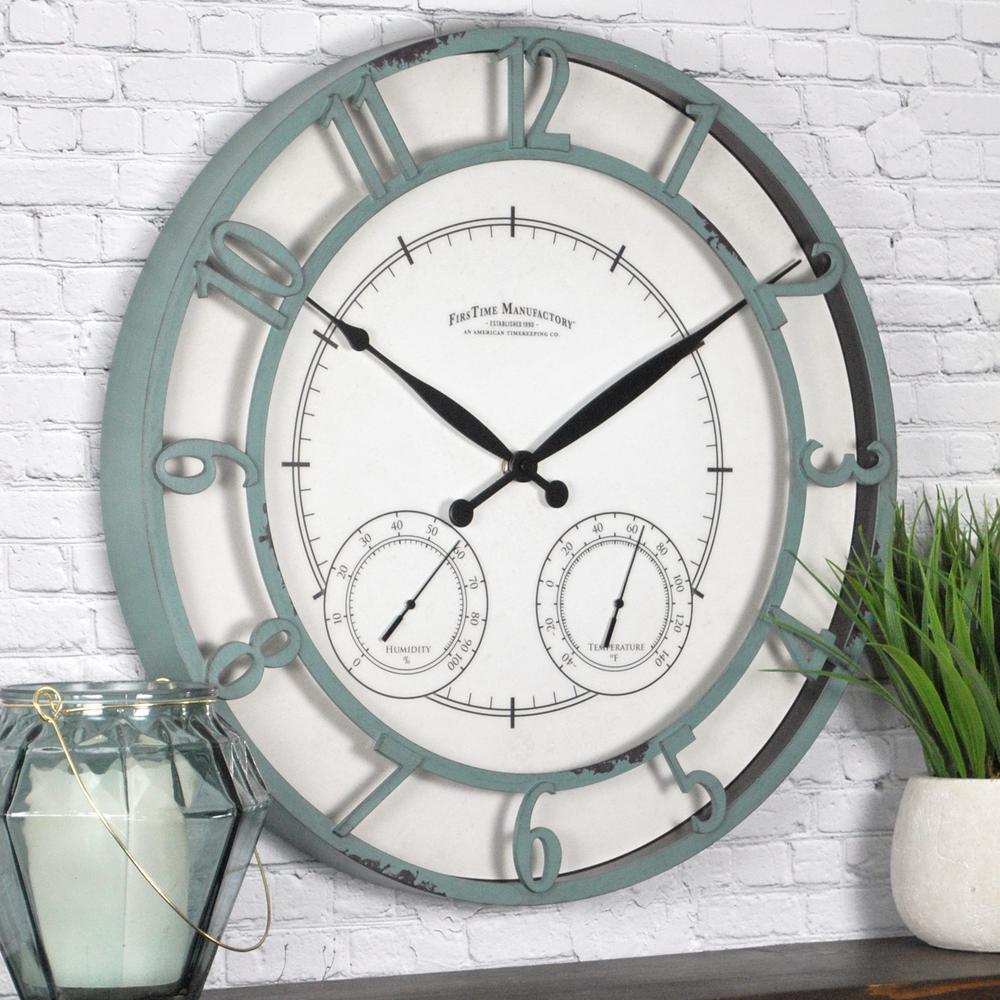 Aged Teal Firstime Wall Clocks 99667 64 1000 