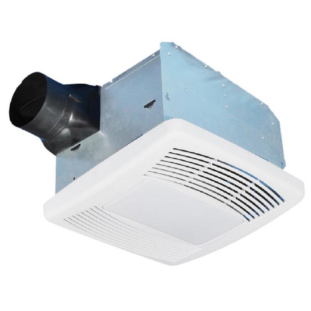 STERLING Ultra Quiet 80 CFM Ceiling Mount Exhaust Fan with Light and