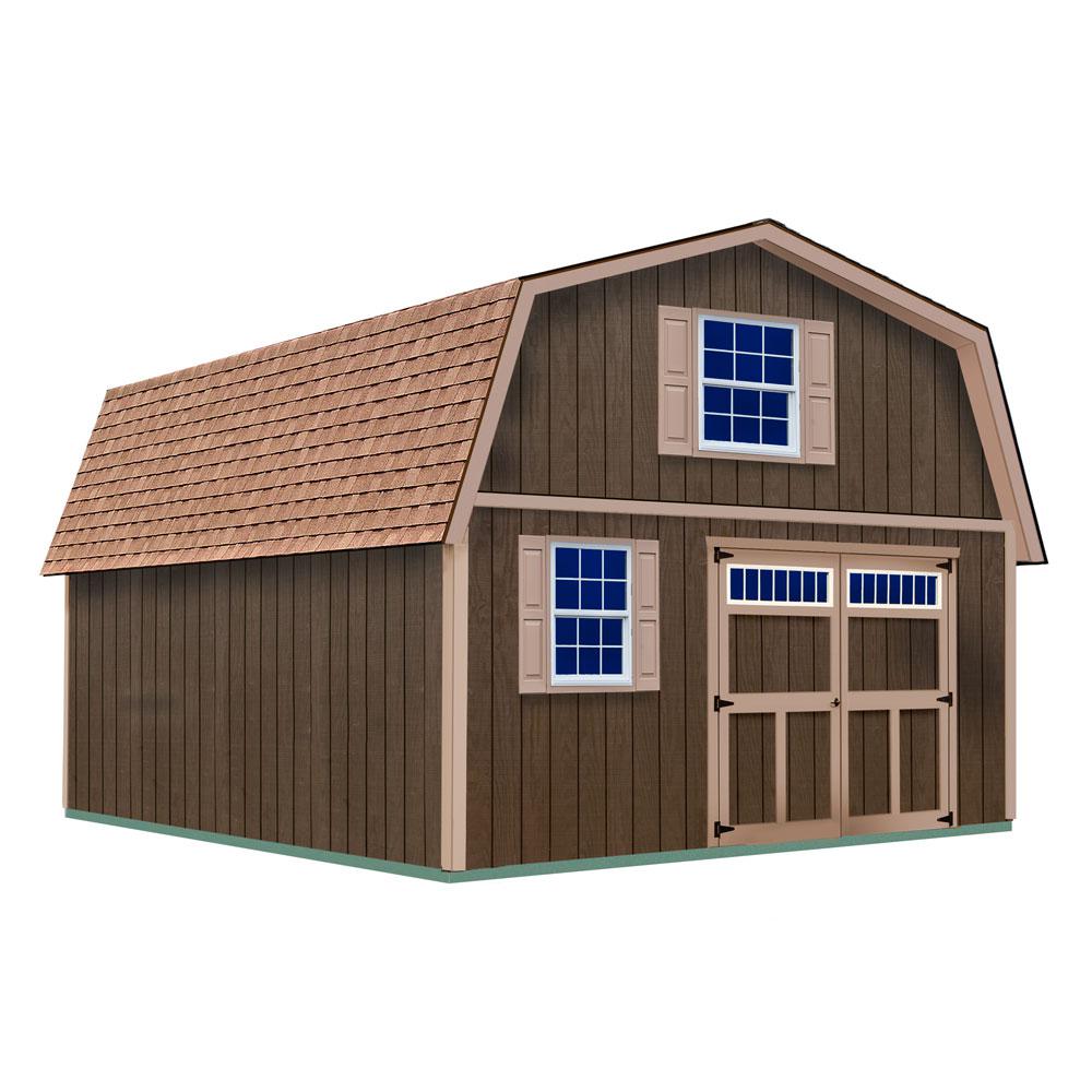 Best Barns Virginia 16 Ft X 32, Wooden Sheds Home Depot