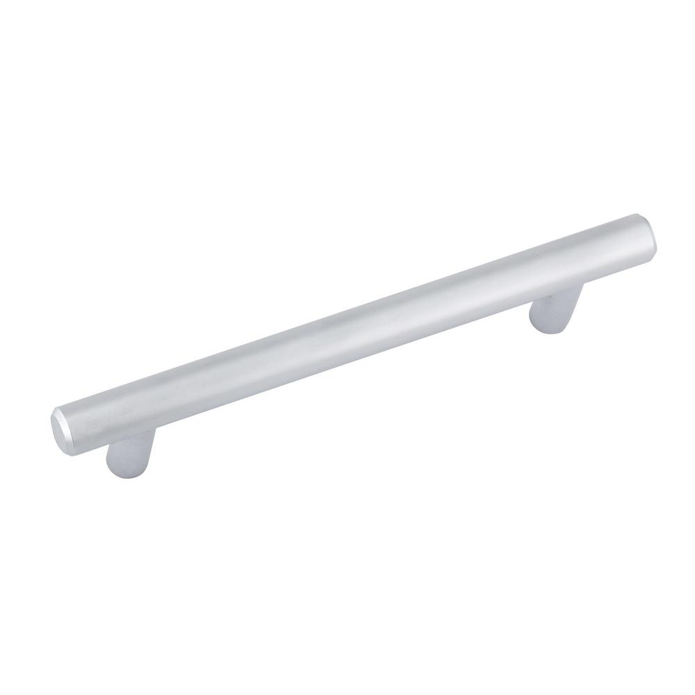 Richelieu Hardware 4 1 In 108 Mm Center To Matte Chrome Steel Contemporary Drawer Pull Richelieu Hardware 4 1 In 108 Mm Center To Matte Chrome Steel Contemporary Drawer Pull
