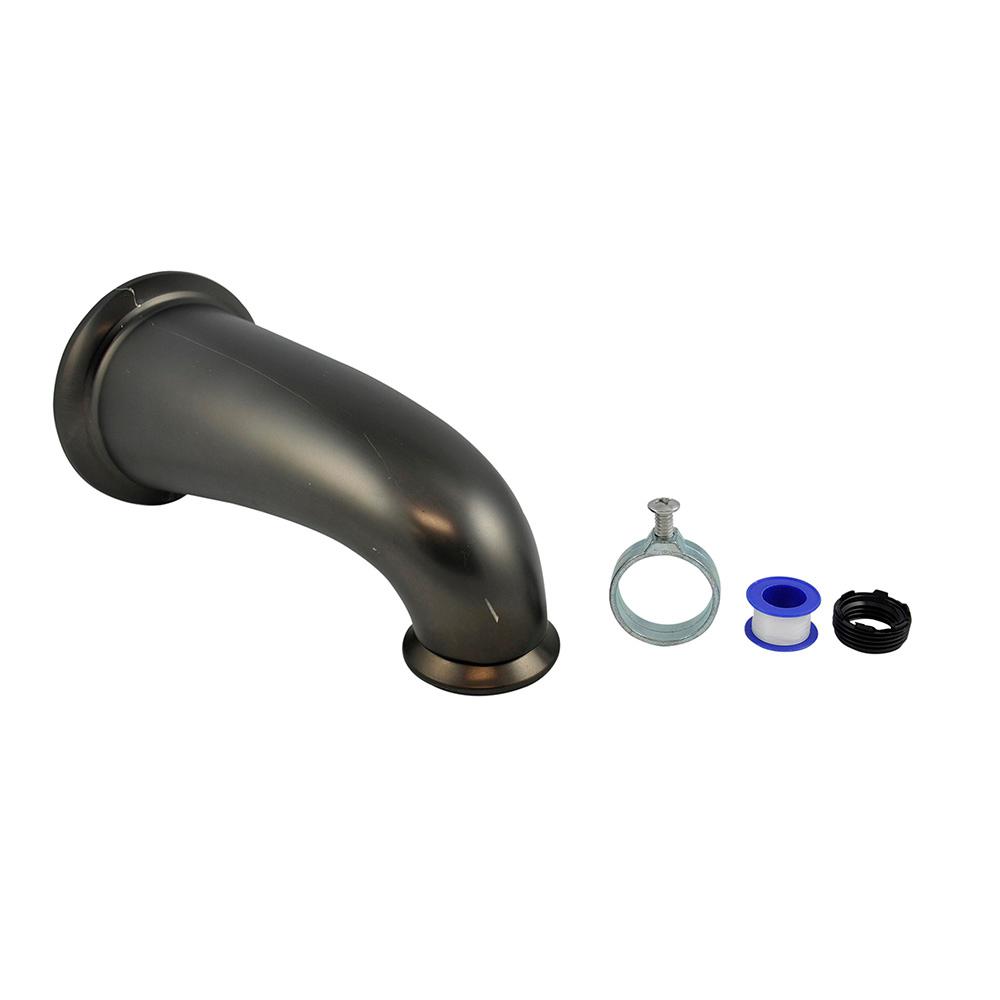 DANCO Universal 8 in. Tub Spout with Diverter in Oil Rubbed Bronze