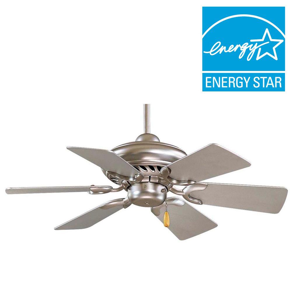 Supra 32 in. Brushed Steel Ceiling Fan-F562-BS - The Home ...