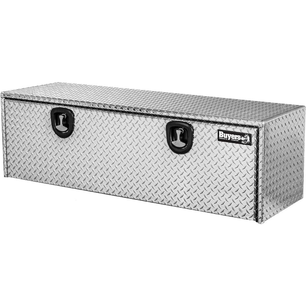 Buyers Products Company 18 In X 18 In X 48 In Diamond Plate Tread Aluminum Underbody Truck Tool Box 1705110 The Home Depot