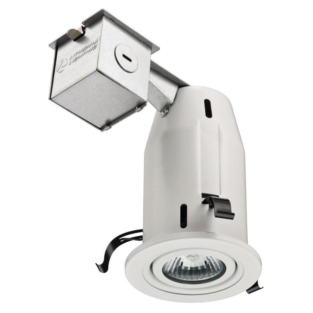 UPC 745977017926 product image for Lithonia Lighting 3 in. New Construction/Remodel GU10 White Gimbal Recessed Kit | upcitemdb.com