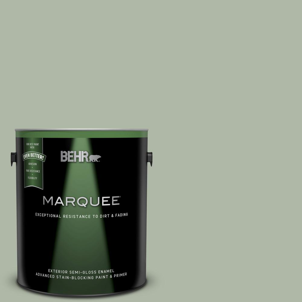 BEHR MARQUEE 1 gal. N3903 Jojoba SemiGloss Enamel Exterior Paint and