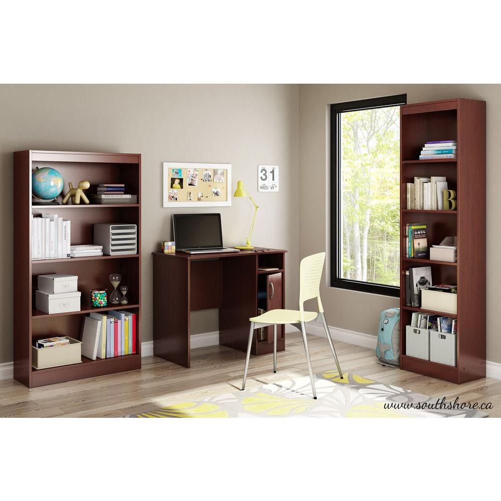 South Shore Axess Desk In Royal Cherry 7246075 The Home Depot