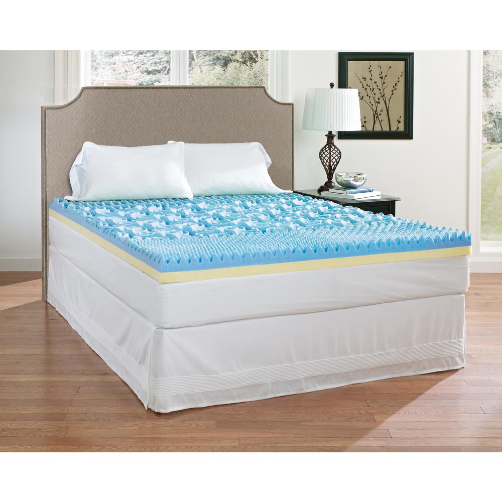 Broyhill 10 in. Twin XL Gel Memory Foam Mattress Topper ...