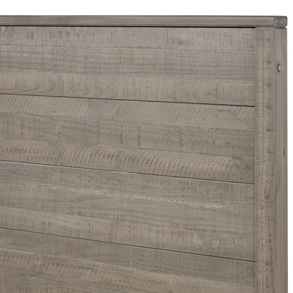 Camaflexi Baja Rustic Grey Full Size Panel Headboard Platform