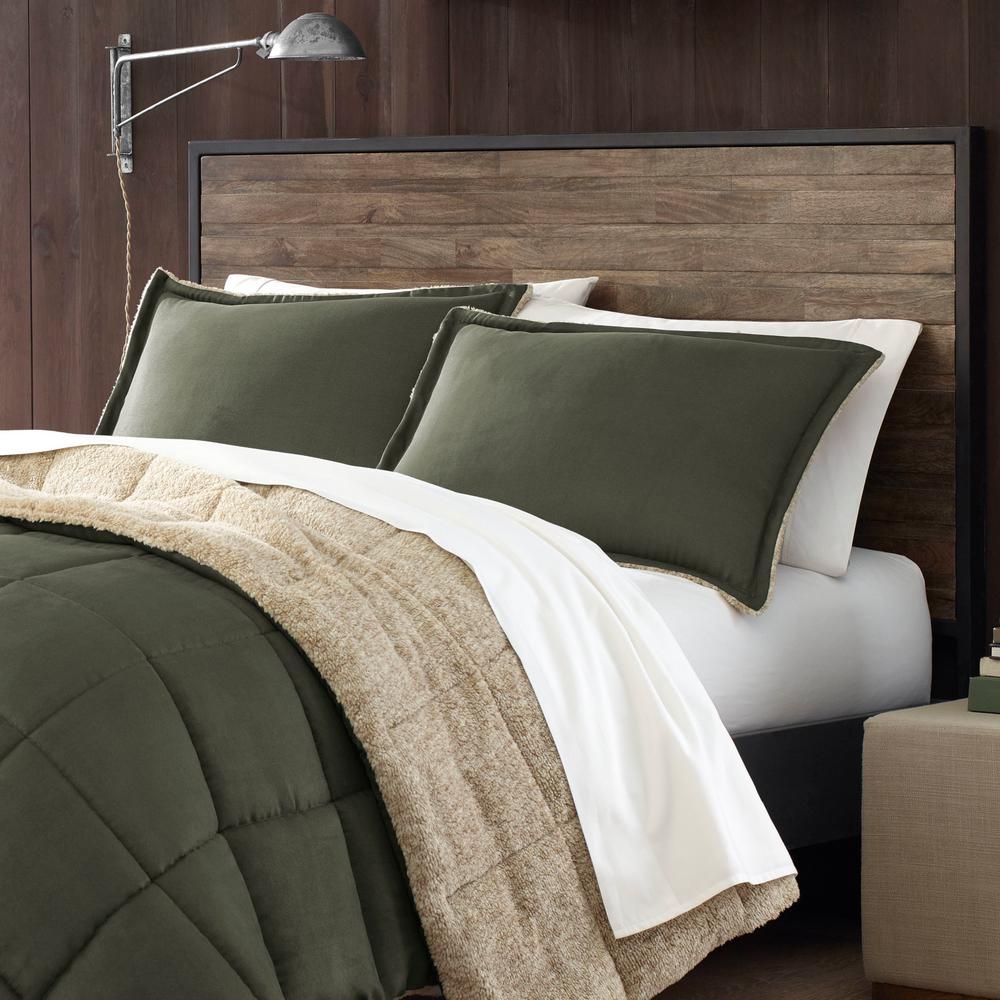 Eddie Bauer Sherwood 3 Piece Green Solid Full Queen Comforter Set Ushsa51122303 The Home Depot - Dark Green Bedding Sheets Eddie Bauer Sherwood 3 Piece Green Solid Full Queen Comforter Set Ushsa51122303 The Home Depot - Dark Green Bedding Sheets