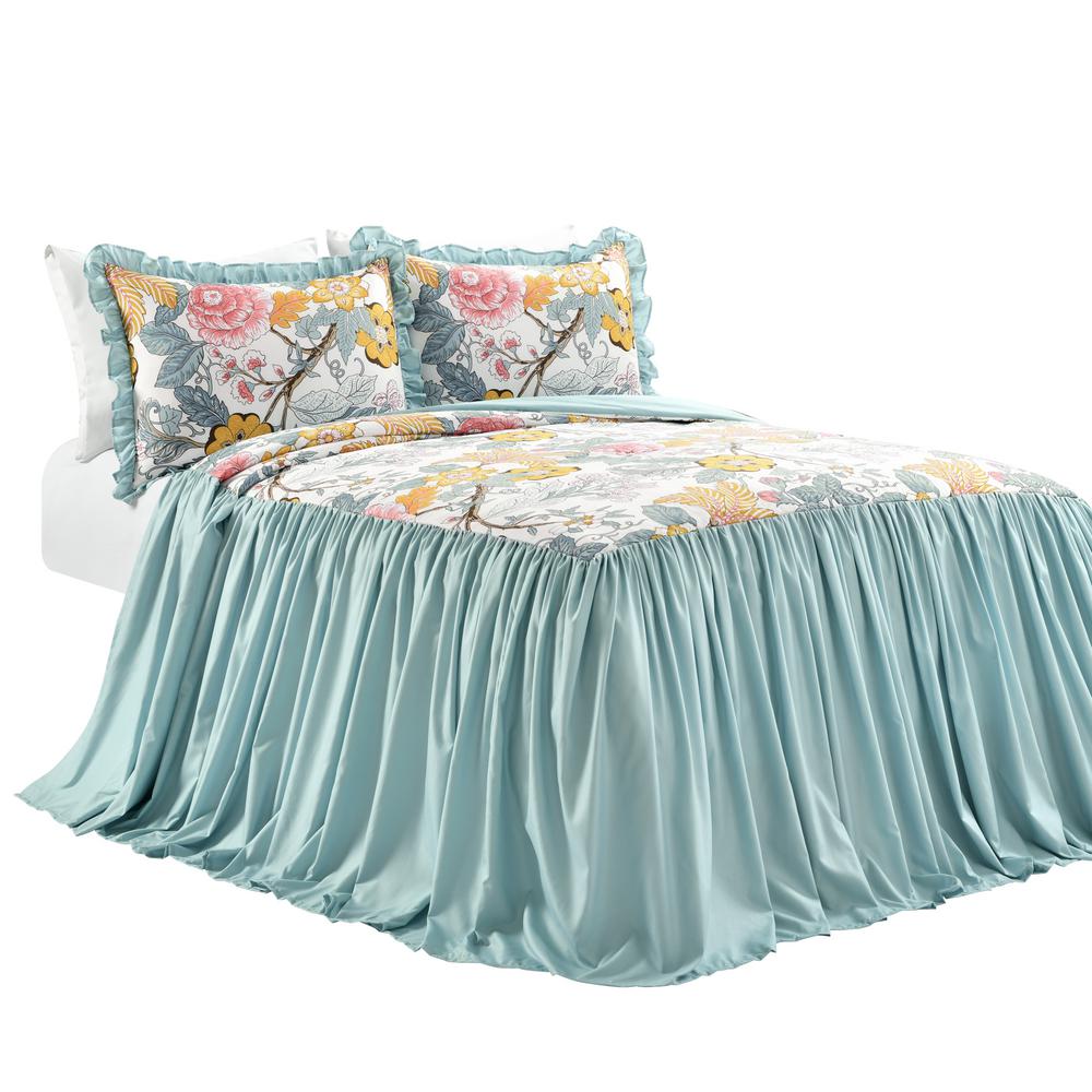 Shatex 3-Piece Microfiber Comforter Set with Pillowcase Simple Style Breathable