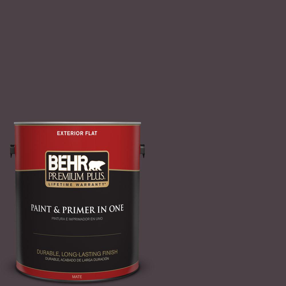 Behr Premium Plus 1 Gal Bxc 09 Dark Burgundy Wine Flat Exterior Bxc 09 Dark Burgundy Wine Flat Exterior Paint