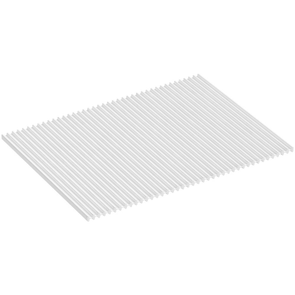 Kohler Silicone Dish Drying Mat In White K 5472 0 The Home Depot