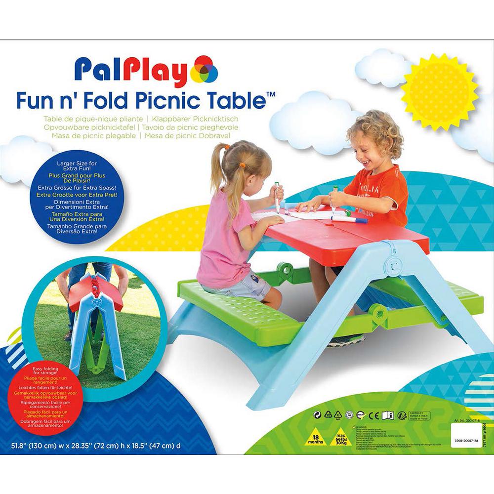 Pal Play Foldable Picnic Table
