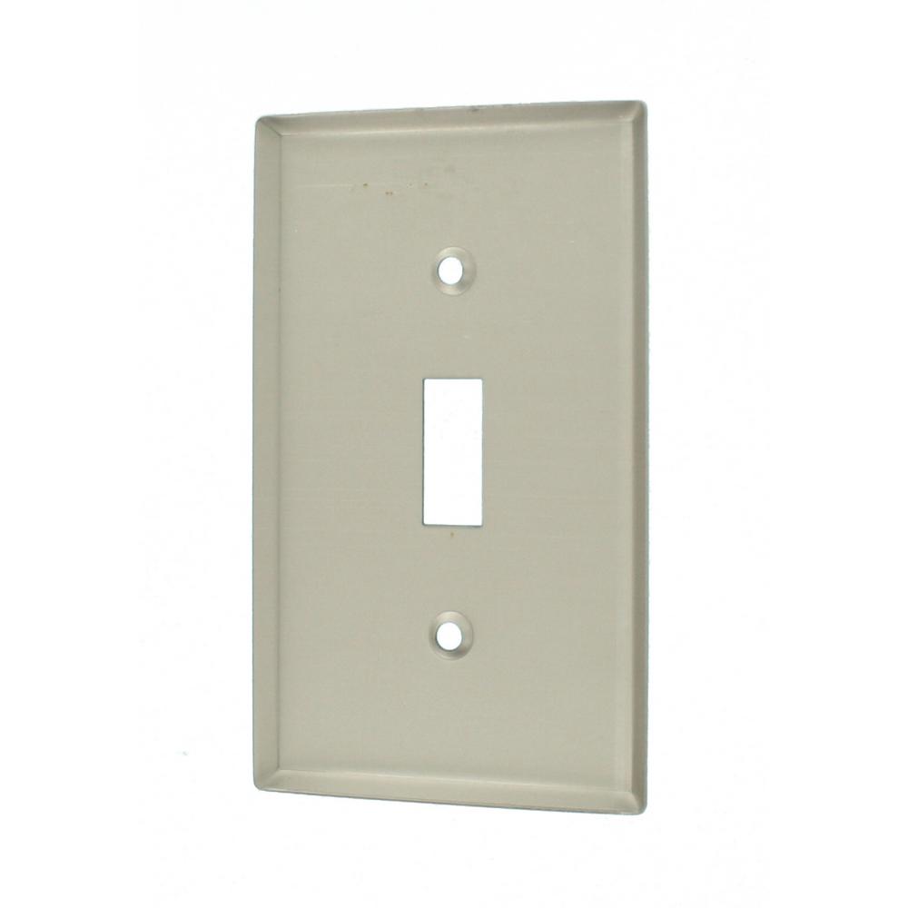 Leviton Stainless Steel 1 Gang Toggle Wall Plate Pack 84001 A40 The Home Depot - Stainless Steel Wall Plates Home Depot Leviton Stainless Steel 1 Gang Toggle Wall Plate Pack 84001 A40 The Home Depot - Stainless Steel Wall Plates Home Depot
