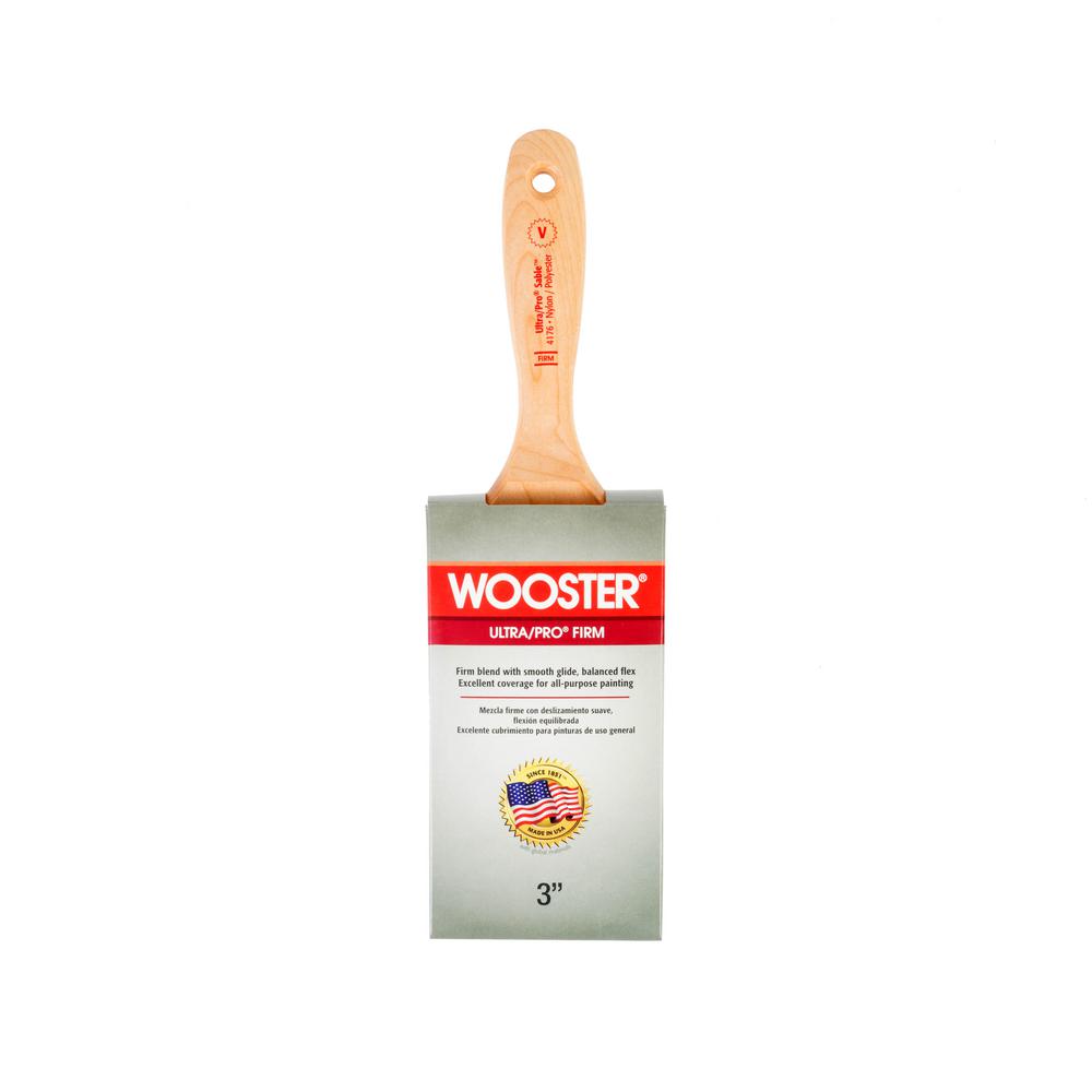 Wooster Pro 3 in. Chinex Flat Brush0H21220030 The Home Depot