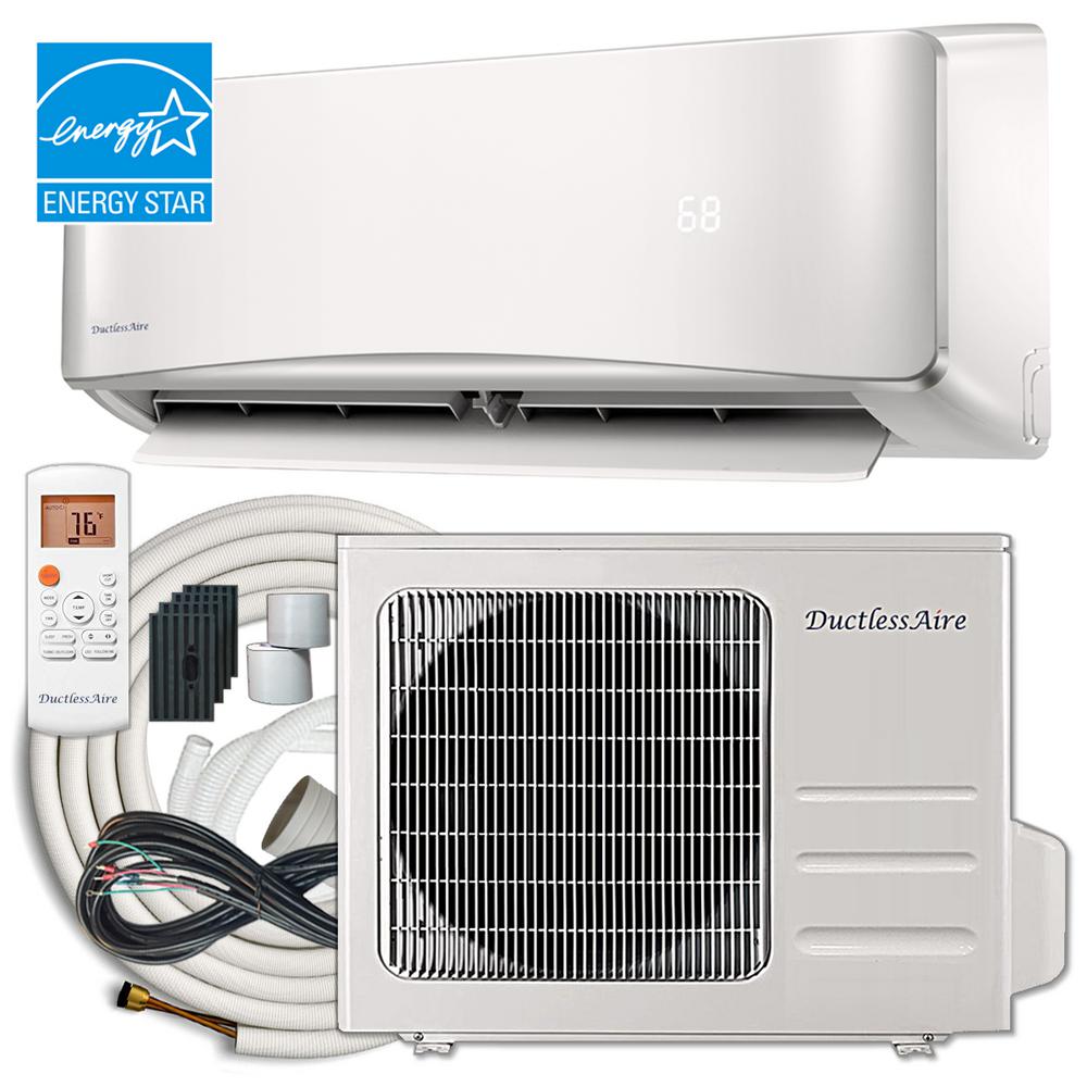 Ductlessaire Energy Star 12 000 Btu 1 Ton Ductless Mini Split Air