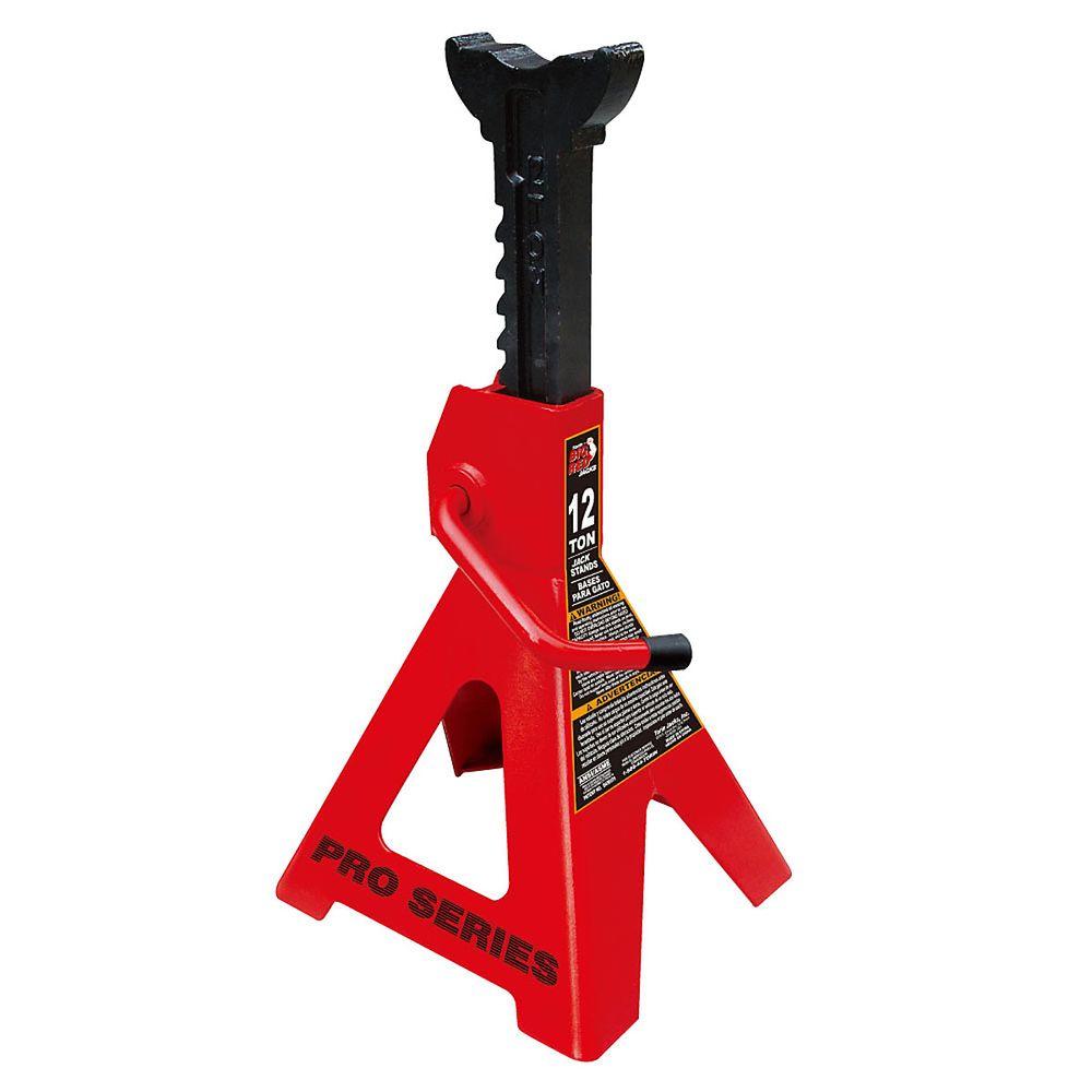 Big Red 12Ton Steel Jack Stands (2 Pack)T412002 The Home Depot