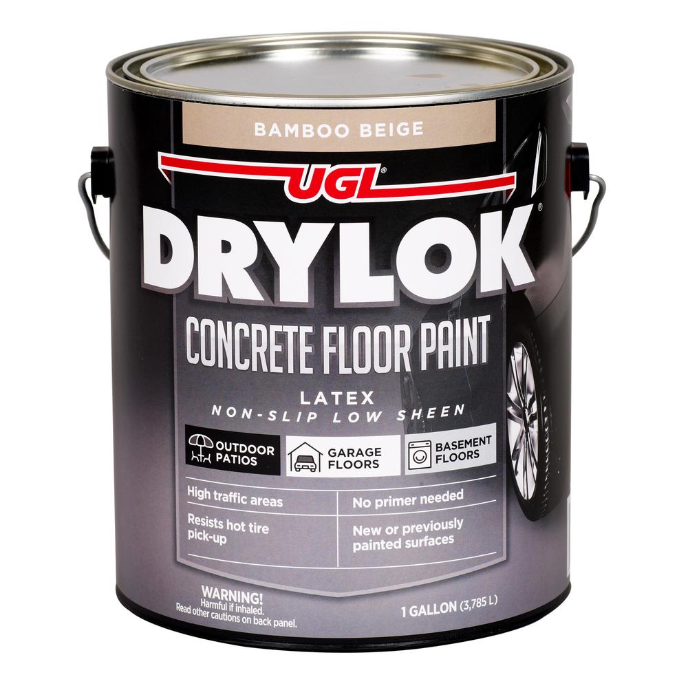 DRYLOK 1 Gal Bamboo Beige Concrete Floor Paint 21613 The Home Depot   Bamboo Beige Drylok Concrete Floor Paint 21613 64 1000 