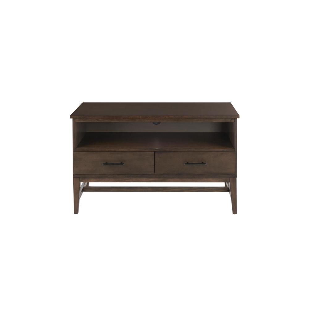 Home Decorators Collection Bellamy Smoke Brown Wood 2 Drawer TV Stand with Cord Management (42 in. W x 25 in. H), Grey was $299.0 now $179.4 (40.0% off)
