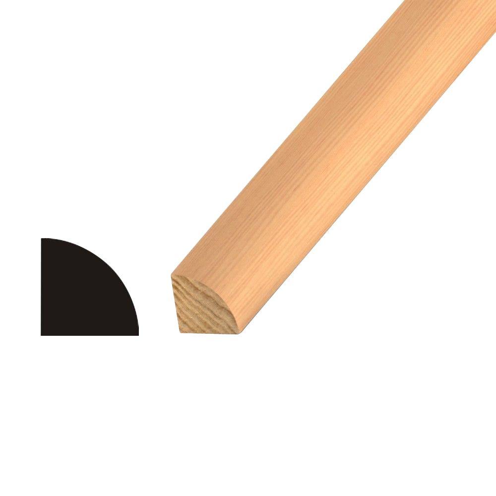 Alexandria Moulding 1/2 in. x 1/2 in. x 144 in. Vinyl Quarter ... Alexandria Moulding 1/2 in. x 1/2 in. x 144 in. Vinyl Quarter ...