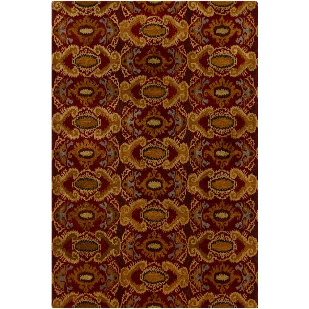 Chandra Rupec Maroon Brown Gold Black Grey 5 Ft X 8 Indoor Area Chandra Rupec Maroon Brown Gold Black Grey 5 Ft X 8