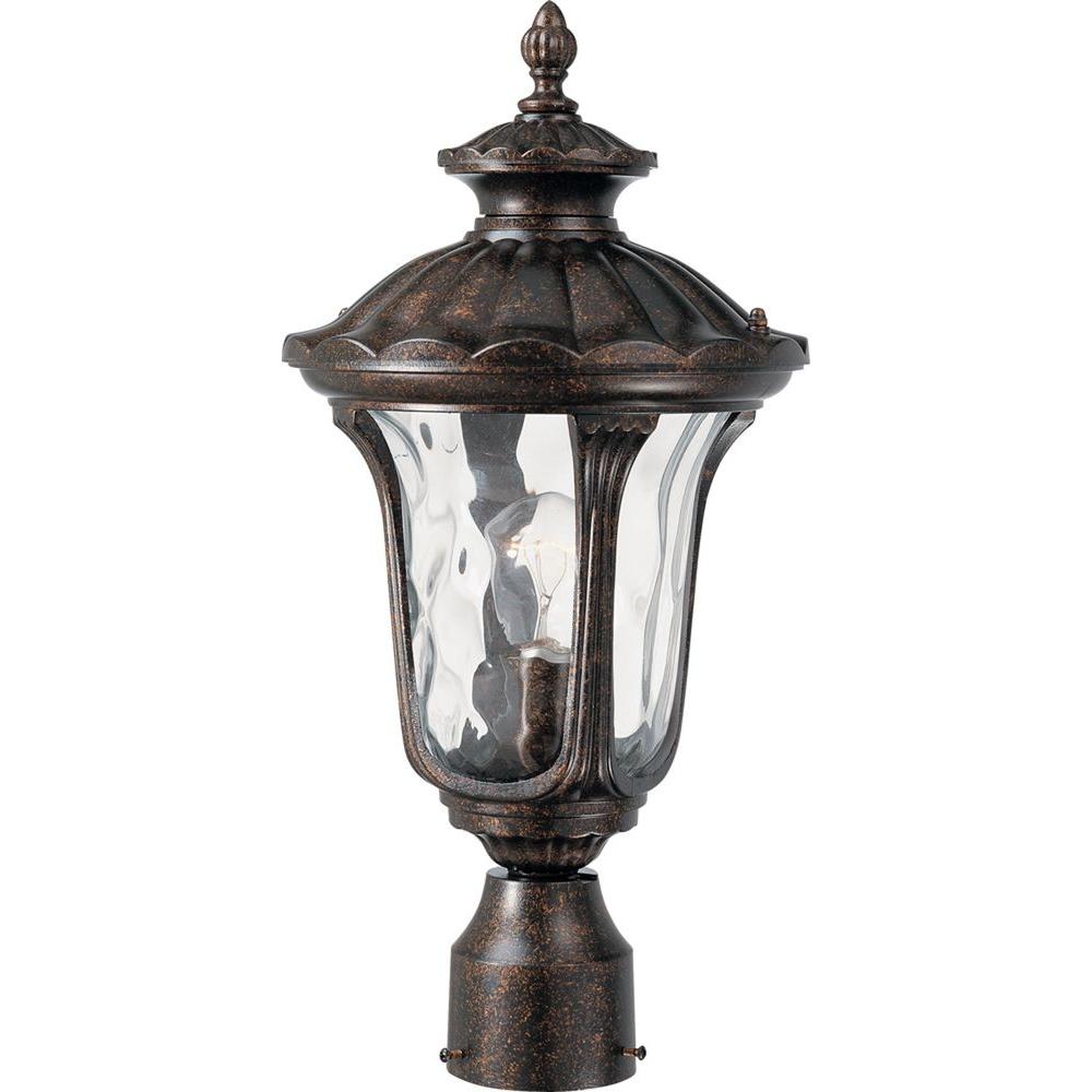 Volume Lighting 1-Light Vintage Bronze Outdoor Post Light-V8466-72