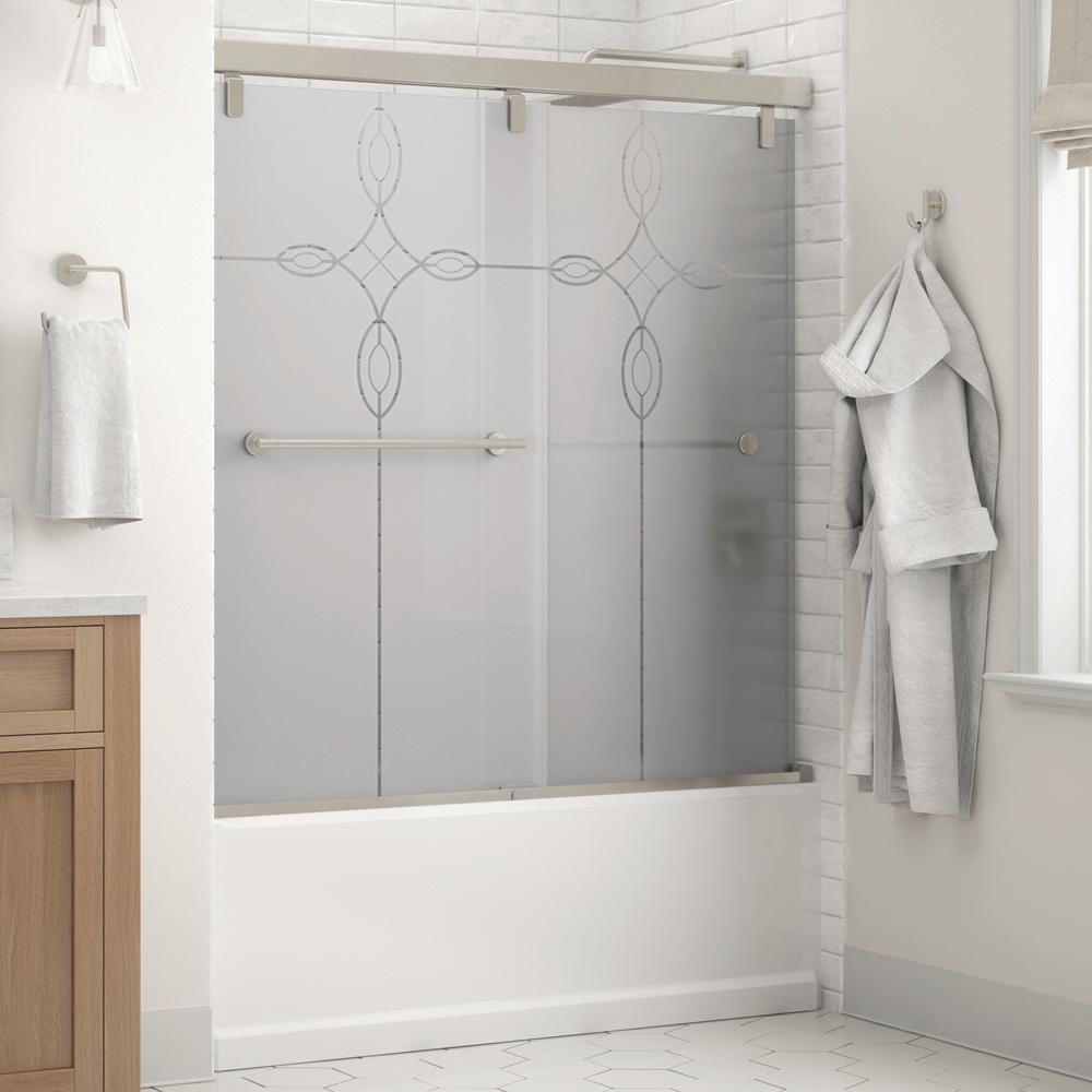 Delta Crestfield 60 x 591/4 in. Frameless Mod SoftClose Sliding