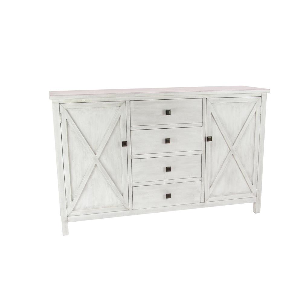 Litton Lane 57 In X 36 In Farmhouse Style Rectangular Buffet