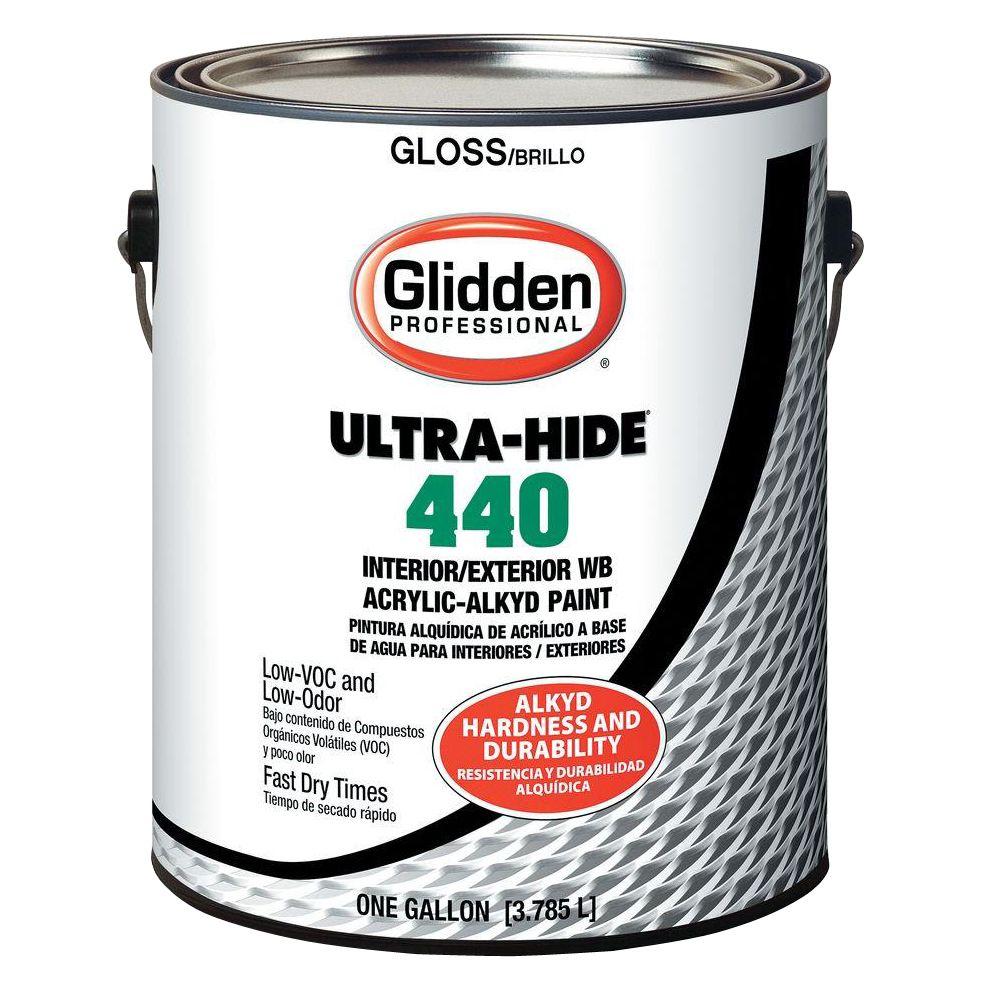 Glidden Professional 1 Gal Ultra Hide 440 Wb Acrylic Alkyd