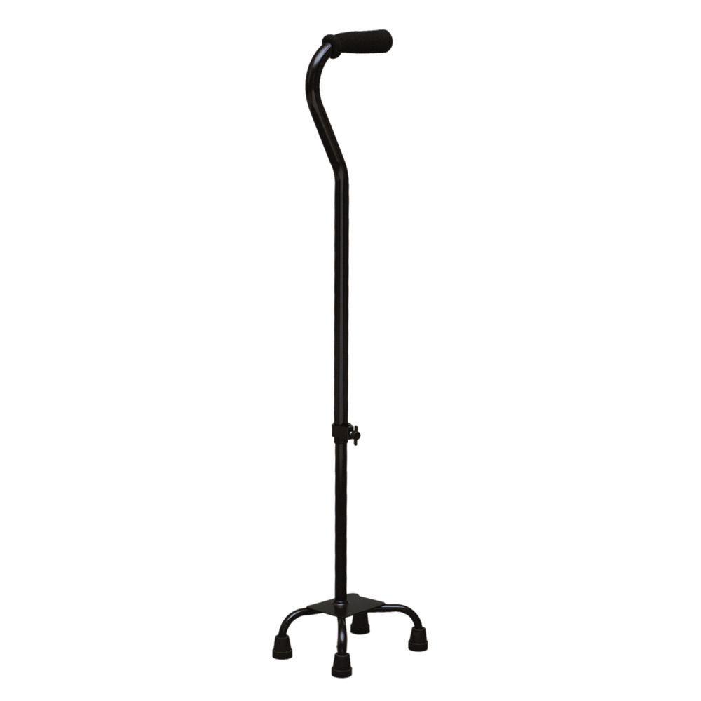 DMI Adjustable Quad Cane in Black80213330200 The Home Depot