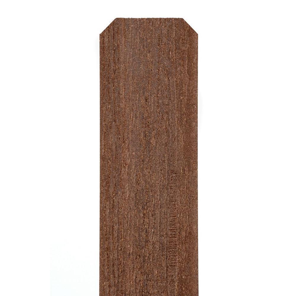 Veranda 7/16 in. x 45/8 in. x 69 in. Jatoba Composite DogEar Fence
