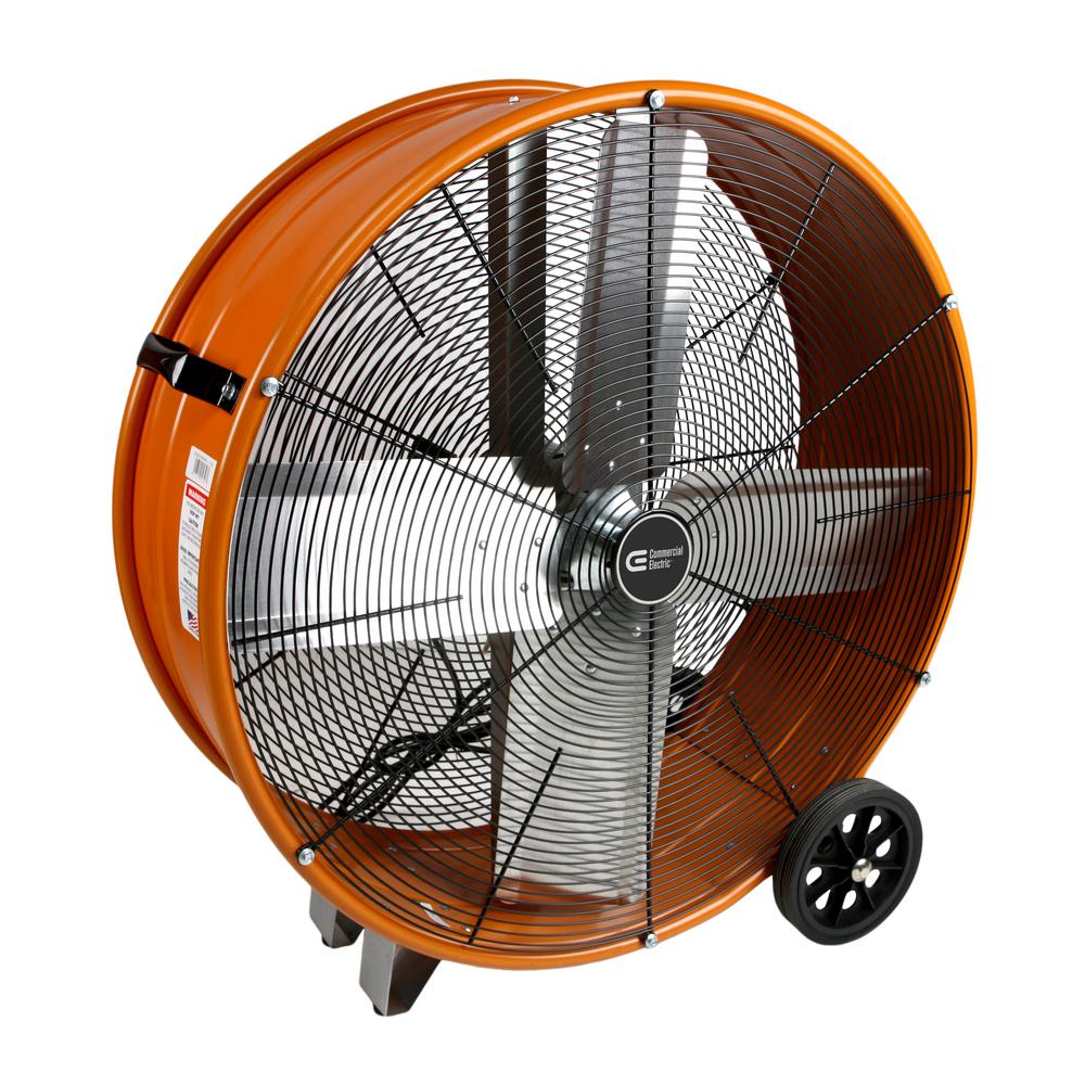 Commercial Electric 30 In Heavy Duty 2 Speed Direct Drive Drum Fan Bf30ddce The Home Depot