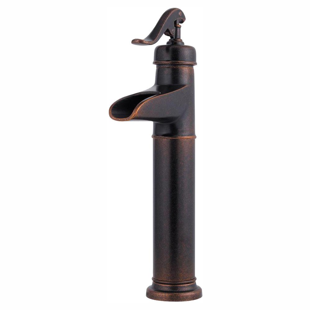 Ashfield Single Hole Single Handle Vessel Bathroom Faucet In Rustic Bronze