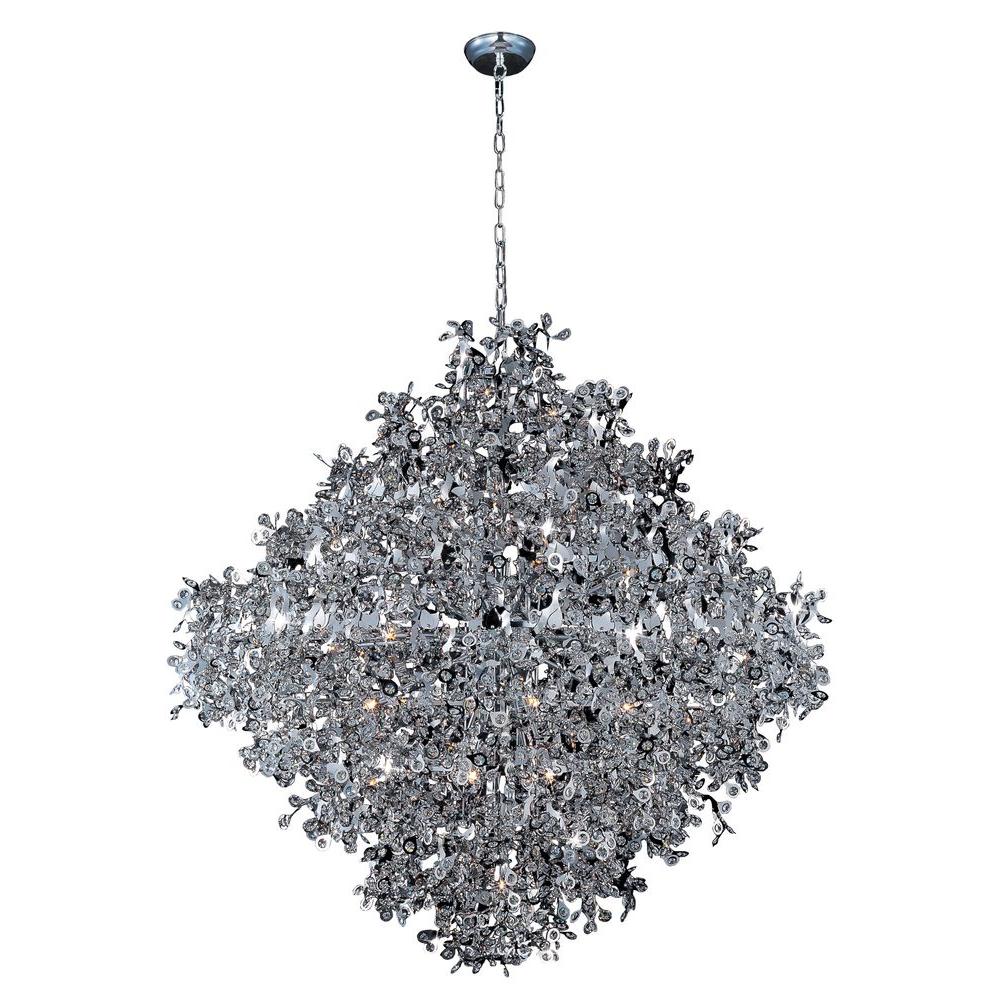 Maxim Lighting Comet 21 Light Polished Chrome Single Pendant Maxim Lighting Comet 21 Light Polished