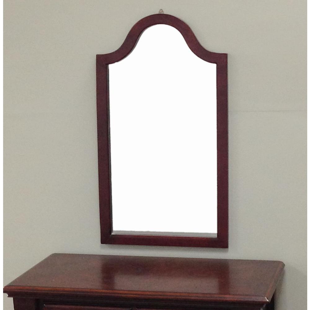 31 9 In X 2 Cherry Wood Framed Wall Mirror 31 9 In X 2 Cherry Wood Framed Wall Mirror