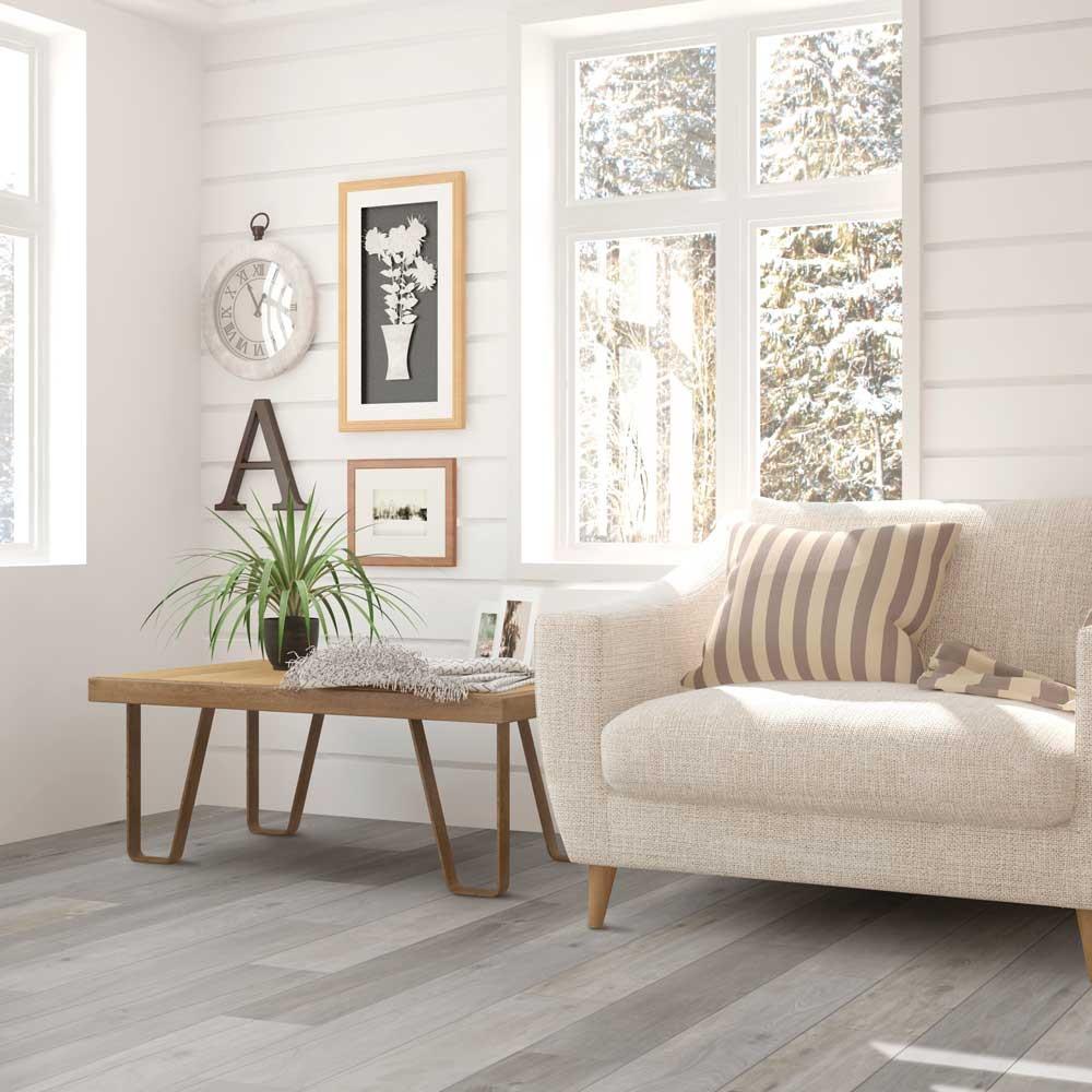 Light Grey Vinyl Flooring Living Room - VINYL FLOORING ONLINE