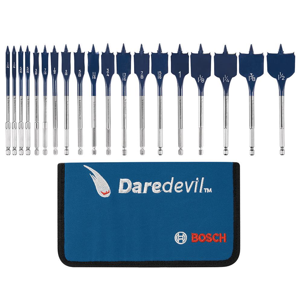 Bosch Daredevil 3//4 inch Dia x 16 in L High Carbon Steel Spade Bit 1//4 in