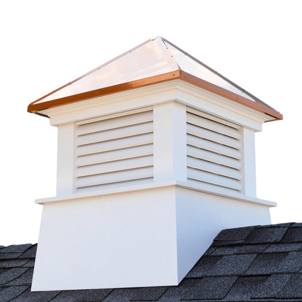 Coventry Vinyl Cupola with Copper Roof 18 x 24 by Good Directions