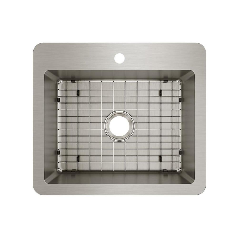 Elkay Avenue Stainless Steel 25 in. Single Bowl Dual Mount Kitchen Sink