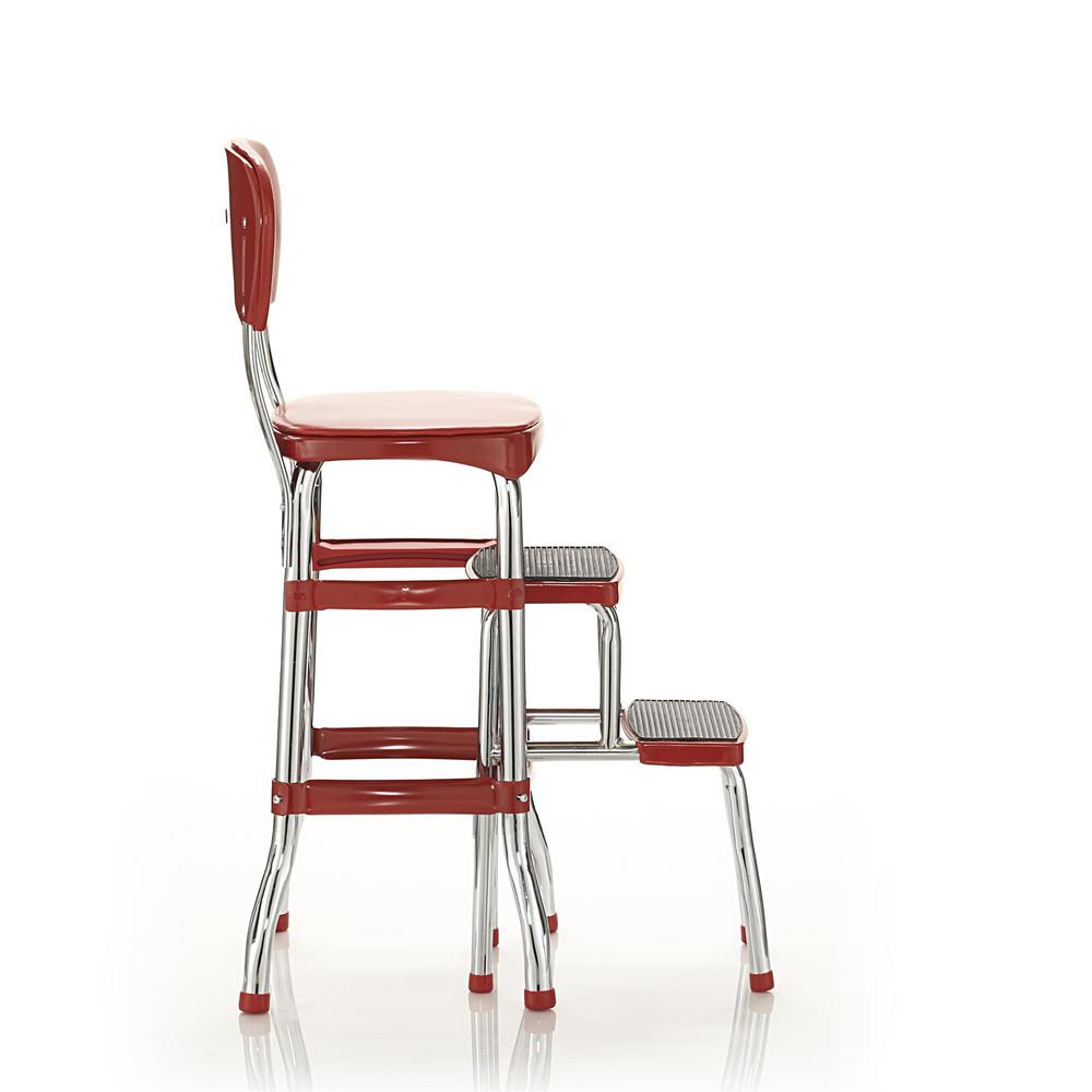 Featured image of post Red Kitchen Step Stool - Red and white, kitchen perfect.