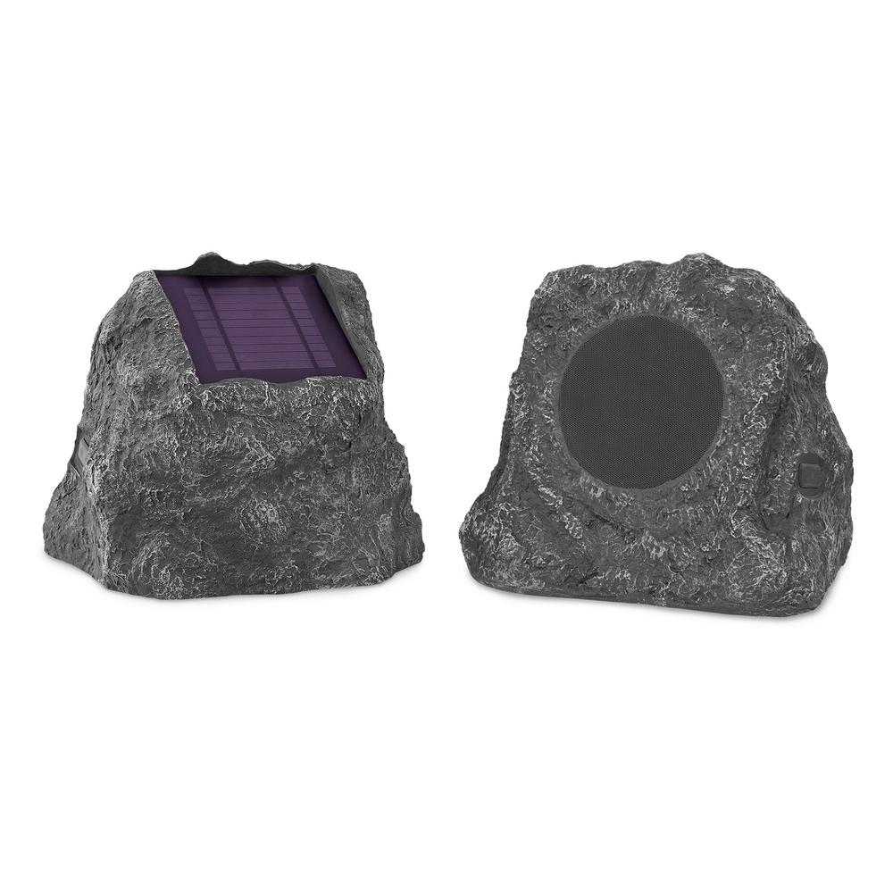 Innovative Technology Pair Of Solar Charging Bluetooth Outdoor Rock Pair Of Solar Charging Bluetooth Outdoor Rock Speakers