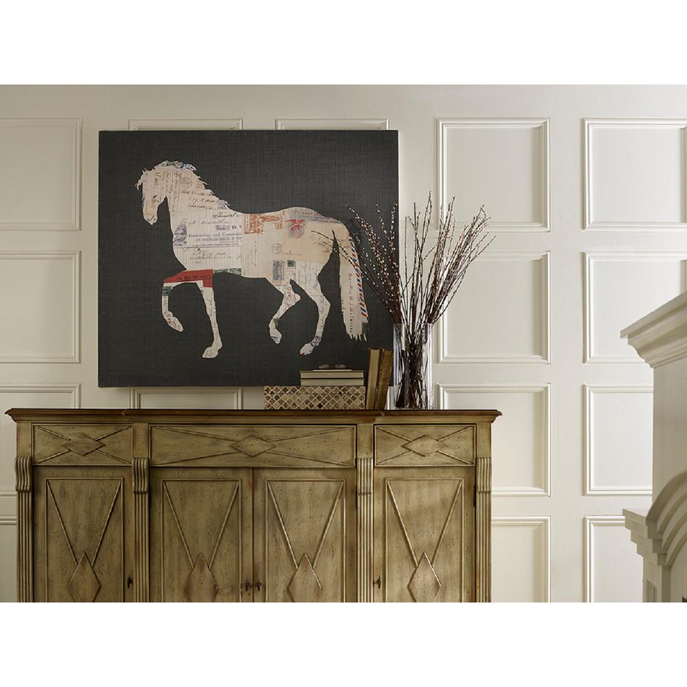 36 In X 29 Horse And Postcard Small Splash Works Frameless Horse And Postcard Small Splash Works Frameless Canvas Wall