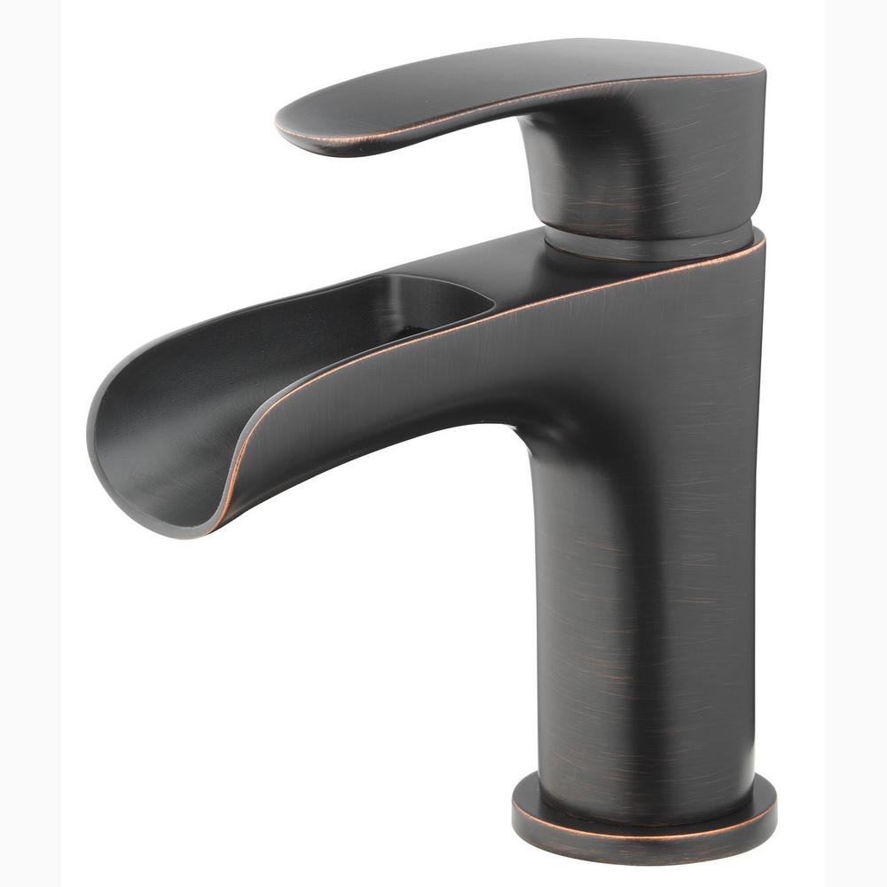 Tosca Single Hole SingleHandle Bathroom Faucet in OilRubbed Bronze