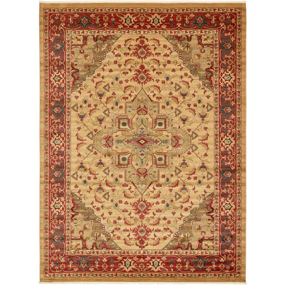 Unique Loom Sahand Arsaces Tan 12 2 X 16 0 Area Rug
